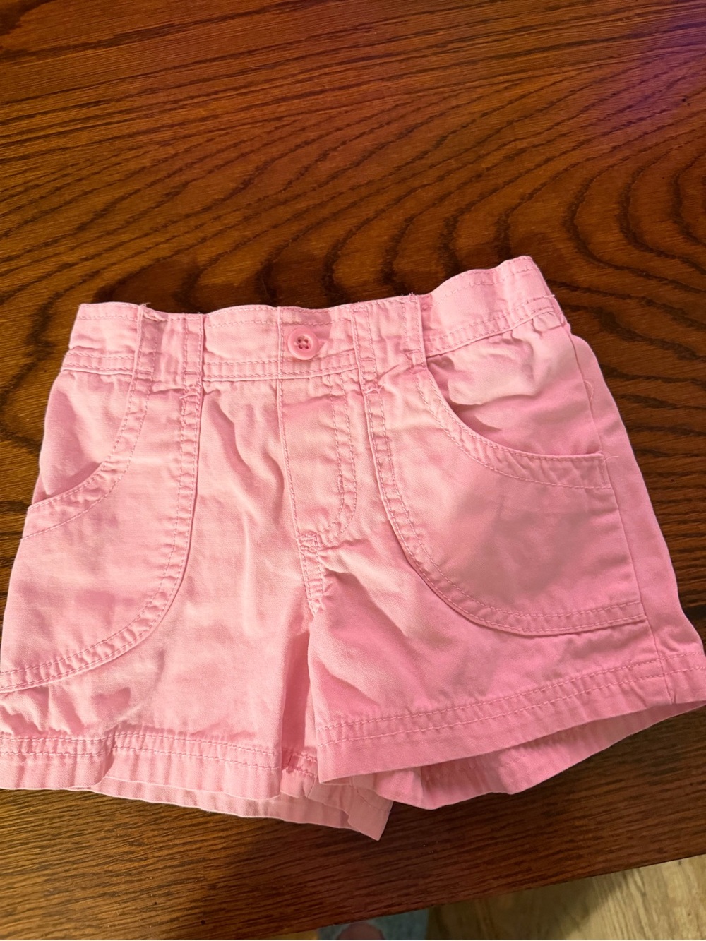 Pink Girls' Cotton Shorts